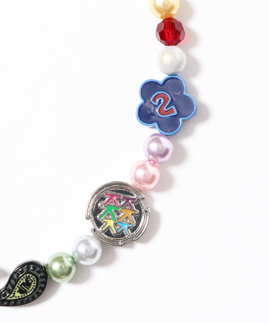 SALUTE×KKKKKK SMILEY FLOWER NECKLACE