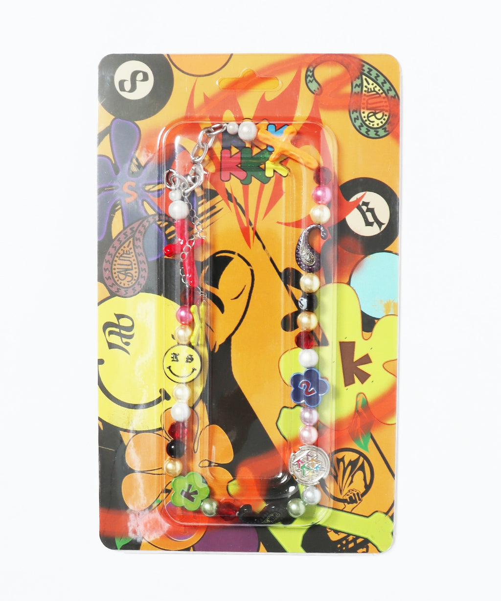 SALUTE×KKKKKK SMILEY FLOWER NECKLACE