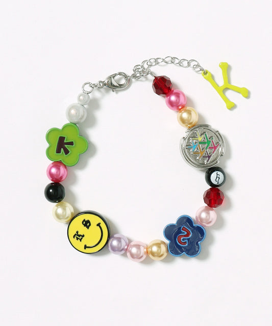 SALUTE×KKKKKK SMILEY FLOWER BRACELET