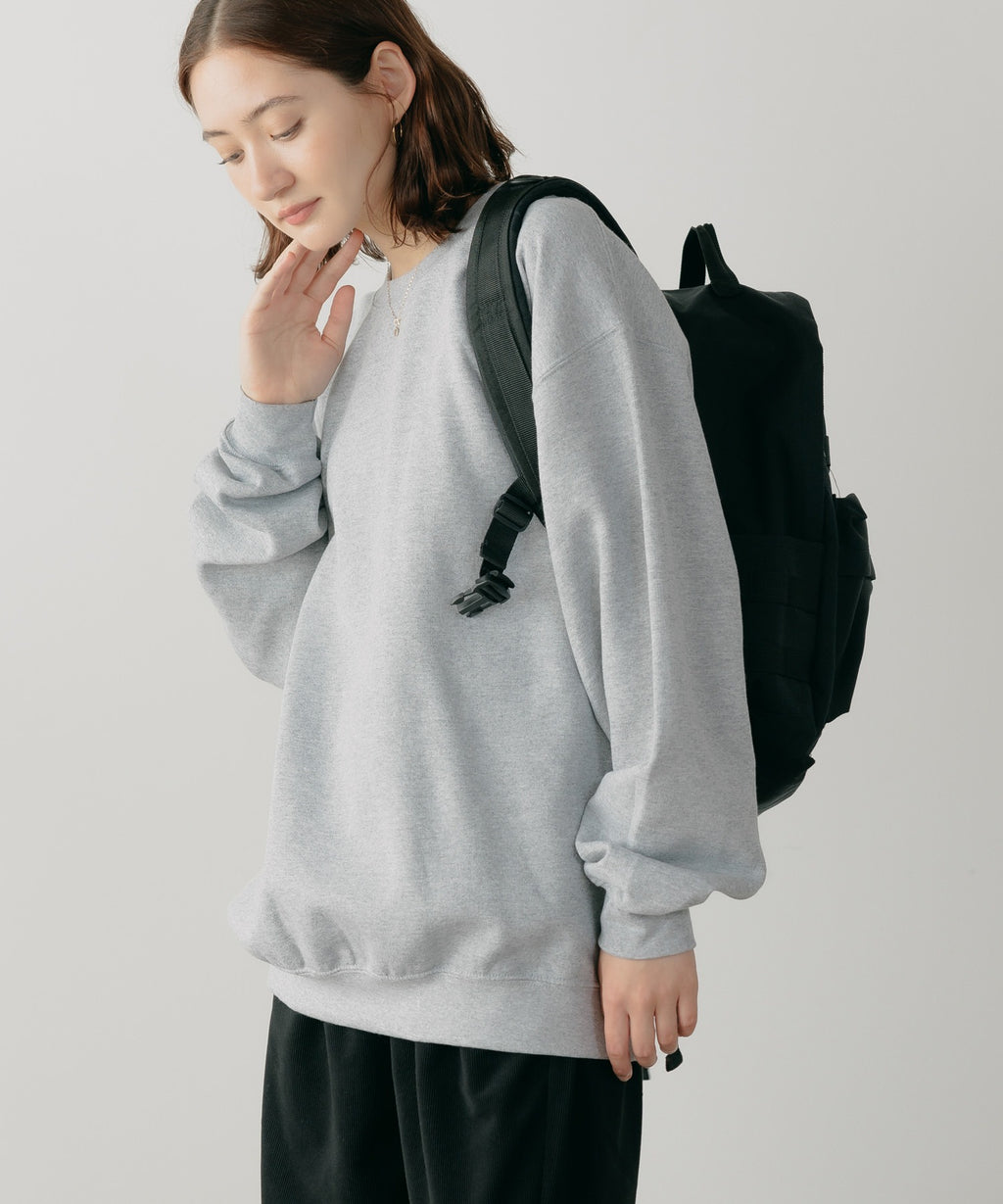 GILDAN / USAオーバーサイズ ロングスリーブプルオーバークルースウェット