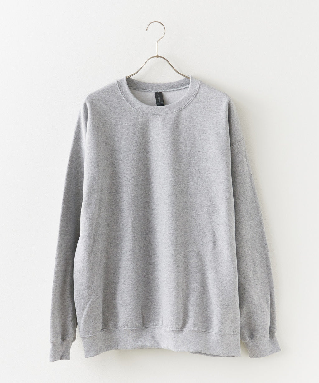 GILDAN / USAオーバーサイズ ロングスリーブプルオーバークルースウェット