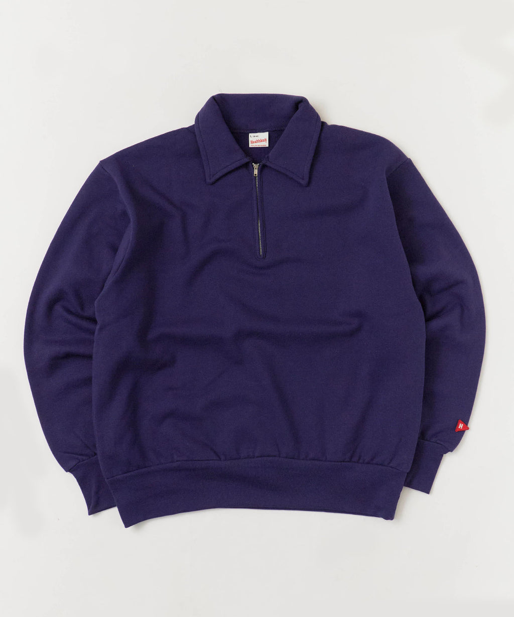 Healthknit / Classic Sweat Collared Half Zip ハーフジップスウェット