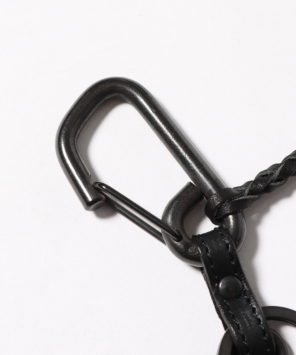 MR.OLIVE / OLISHED STEER LEATHER / BRASS SHOE HORN KEY RING