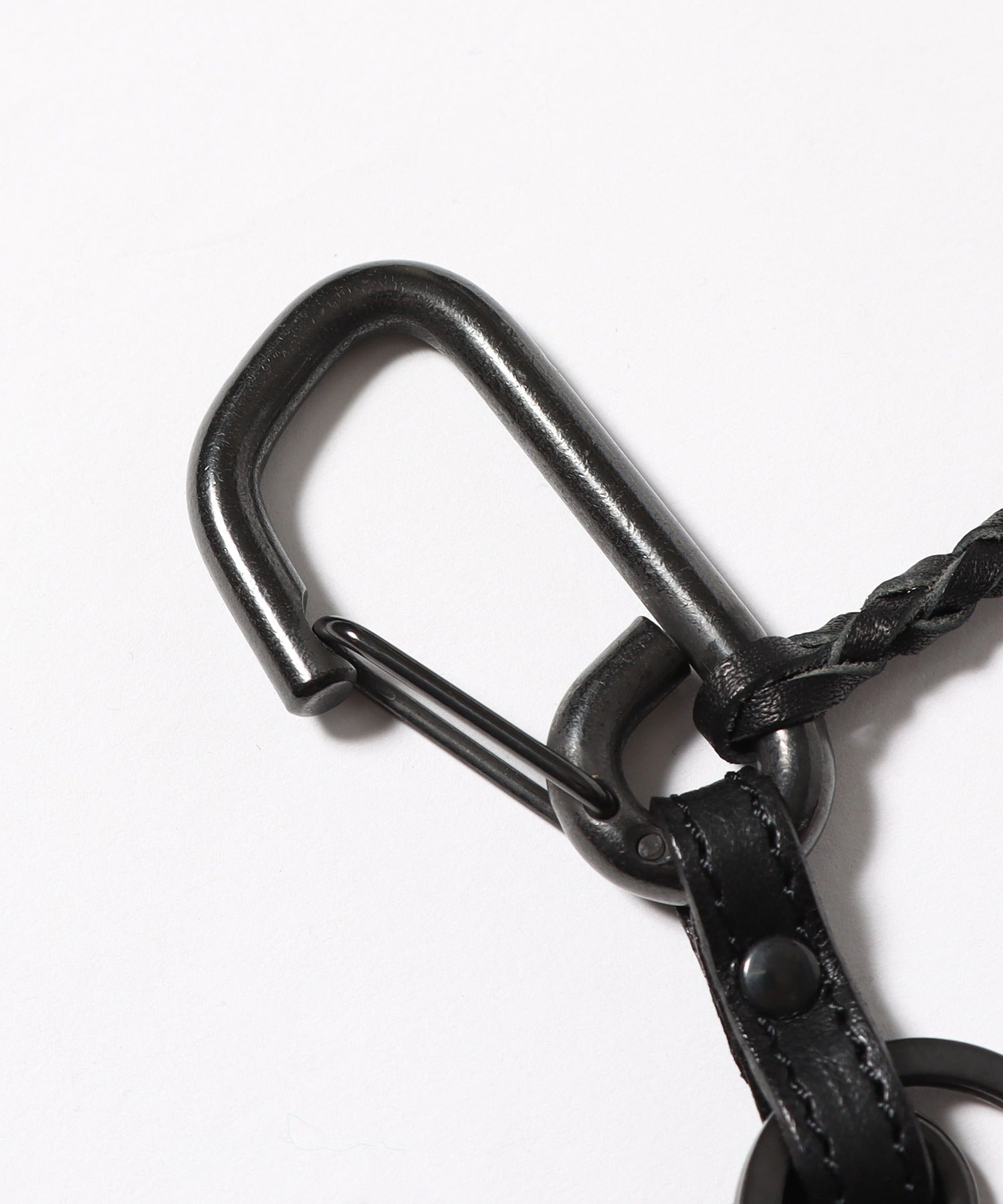 MR.OLIVE / OLISHED STEER LEATHER / BRASS SHOE HORN KEY RING