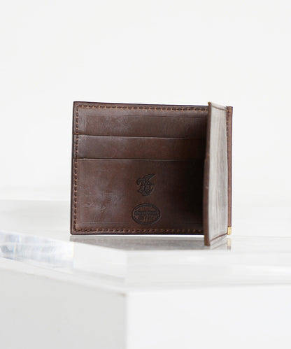 MR.OLIVE / HORWEEN CHROMEXCEL LEATHER MONEY CLIP WALLET