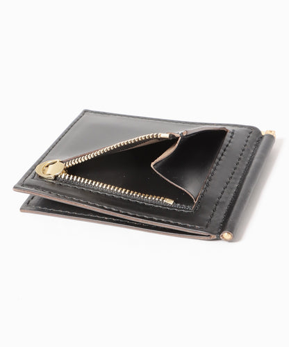 MR.OLIVE / HORWEEN CHROMEXCEL LEATHER MONEY CLIP WALLET
