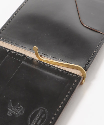 MR.OLIVE / HORWEEN CHROMEXCEL LEATHER MONEY CLIP WALLET