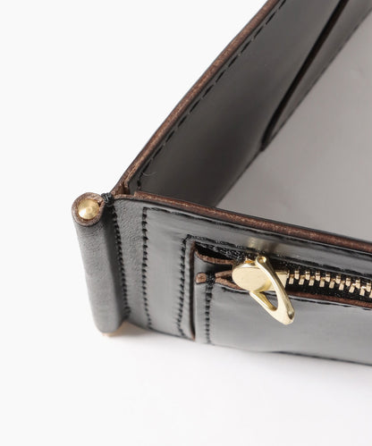 MR.OLIVE / HORWEEN CHROMEXCEL LEATHER MONEY CLIP WALLET