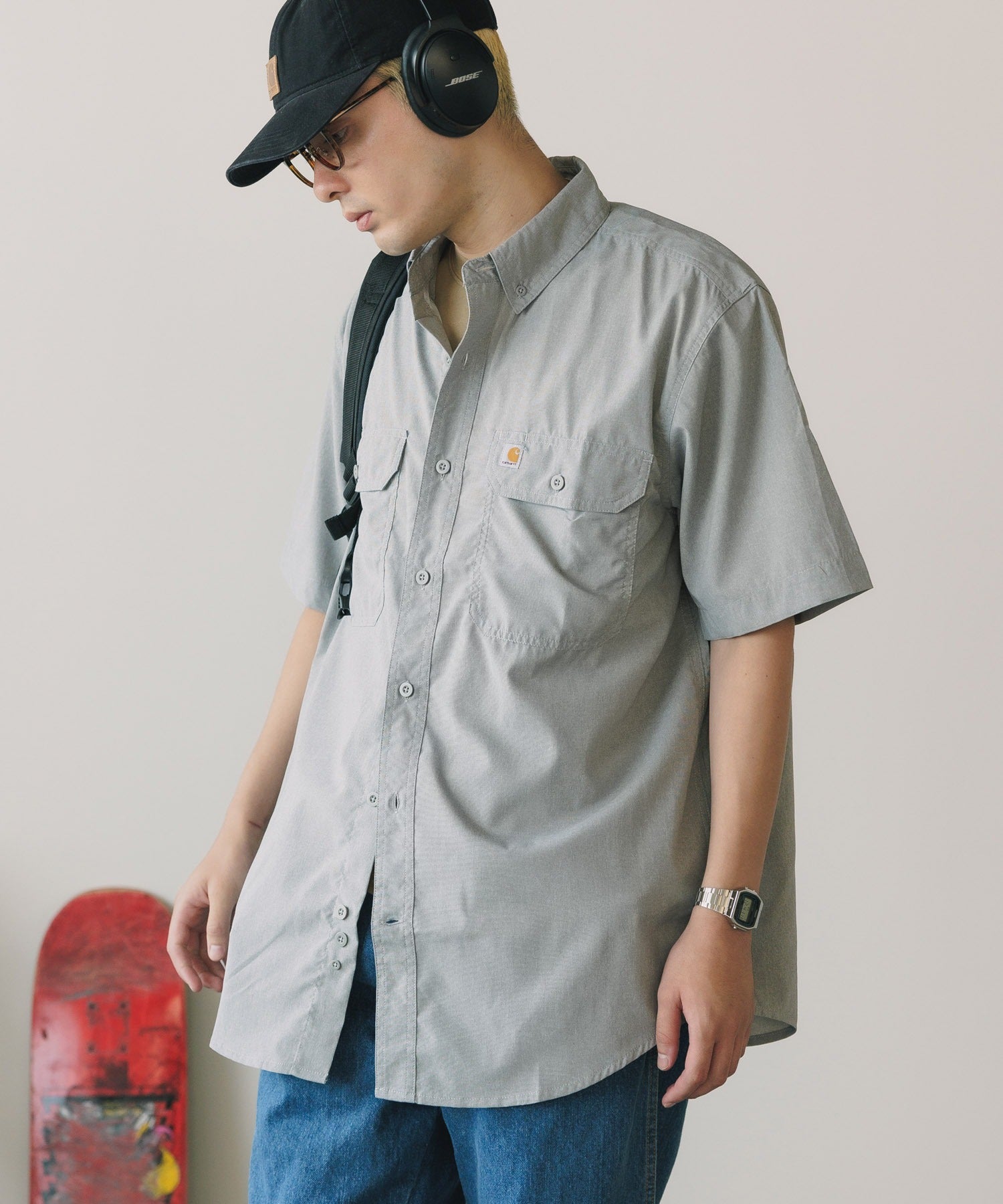 Solid Short Sleeve Shirt