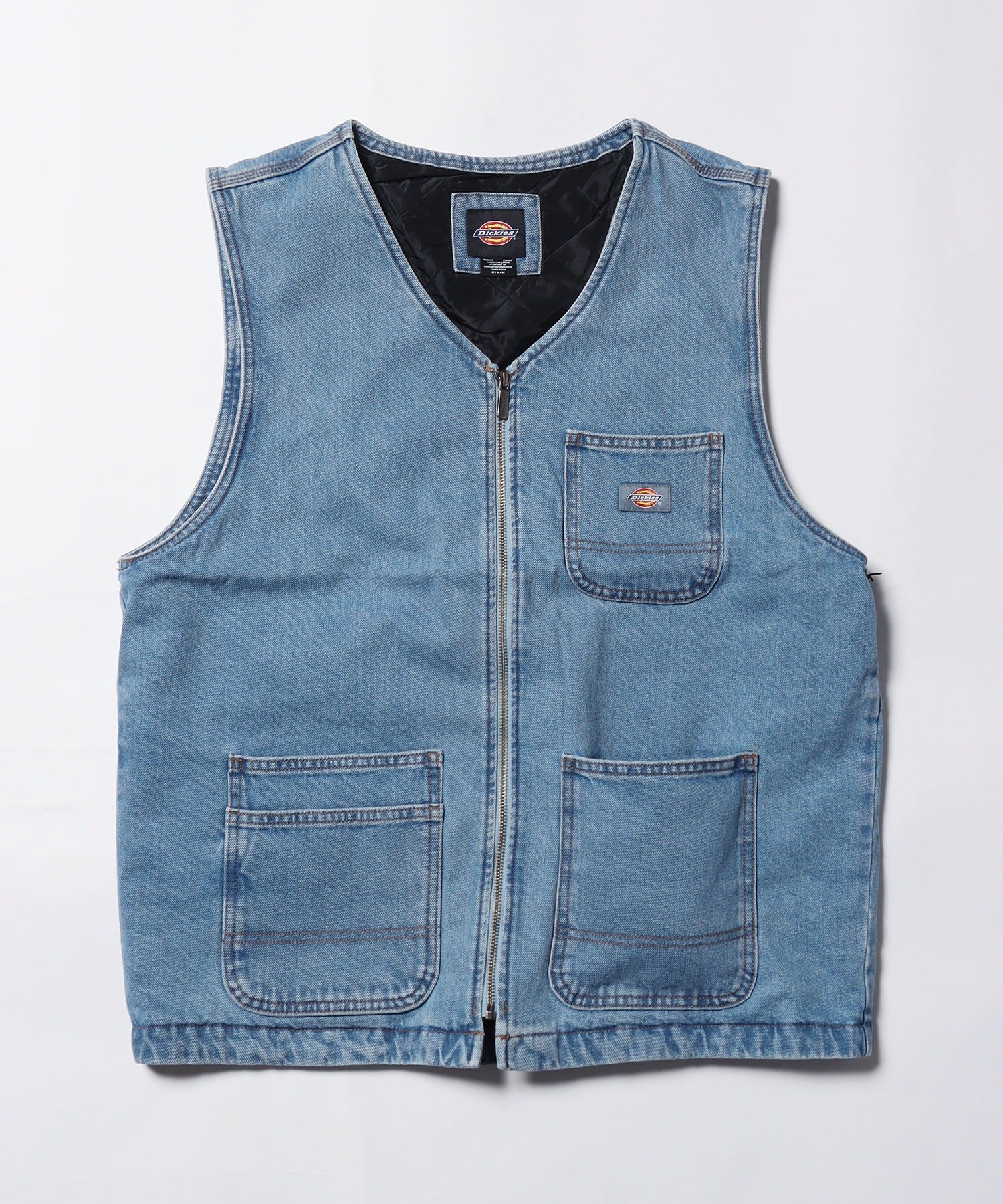 Dickies / DENIM ZIP FRONT VEST