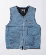 Dickies/ディッキーズ DENIM ZIP FRONT VEST