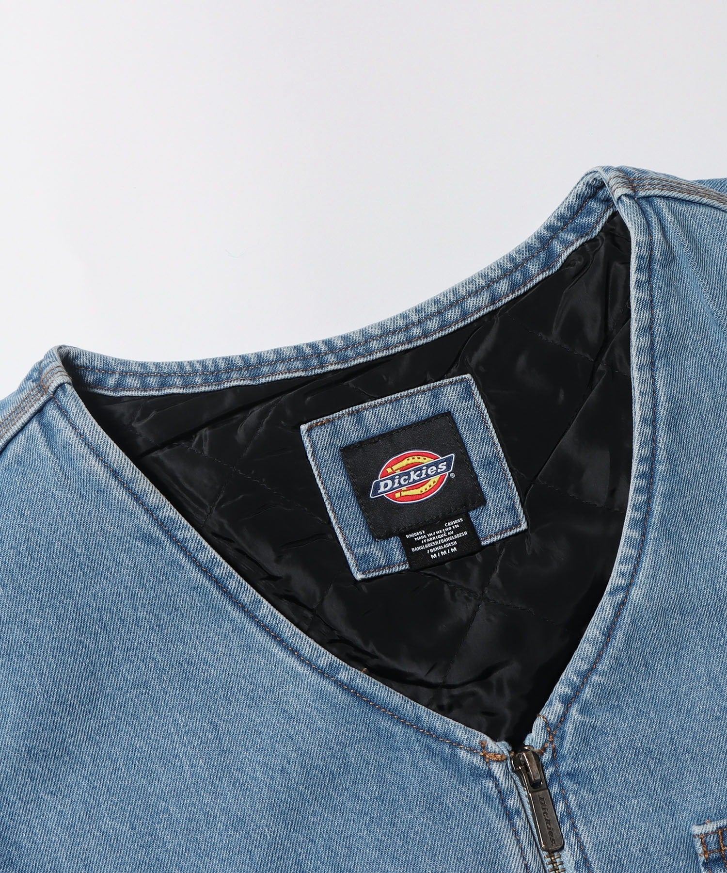 Dickies / DENIM ZIP FRONT VEST