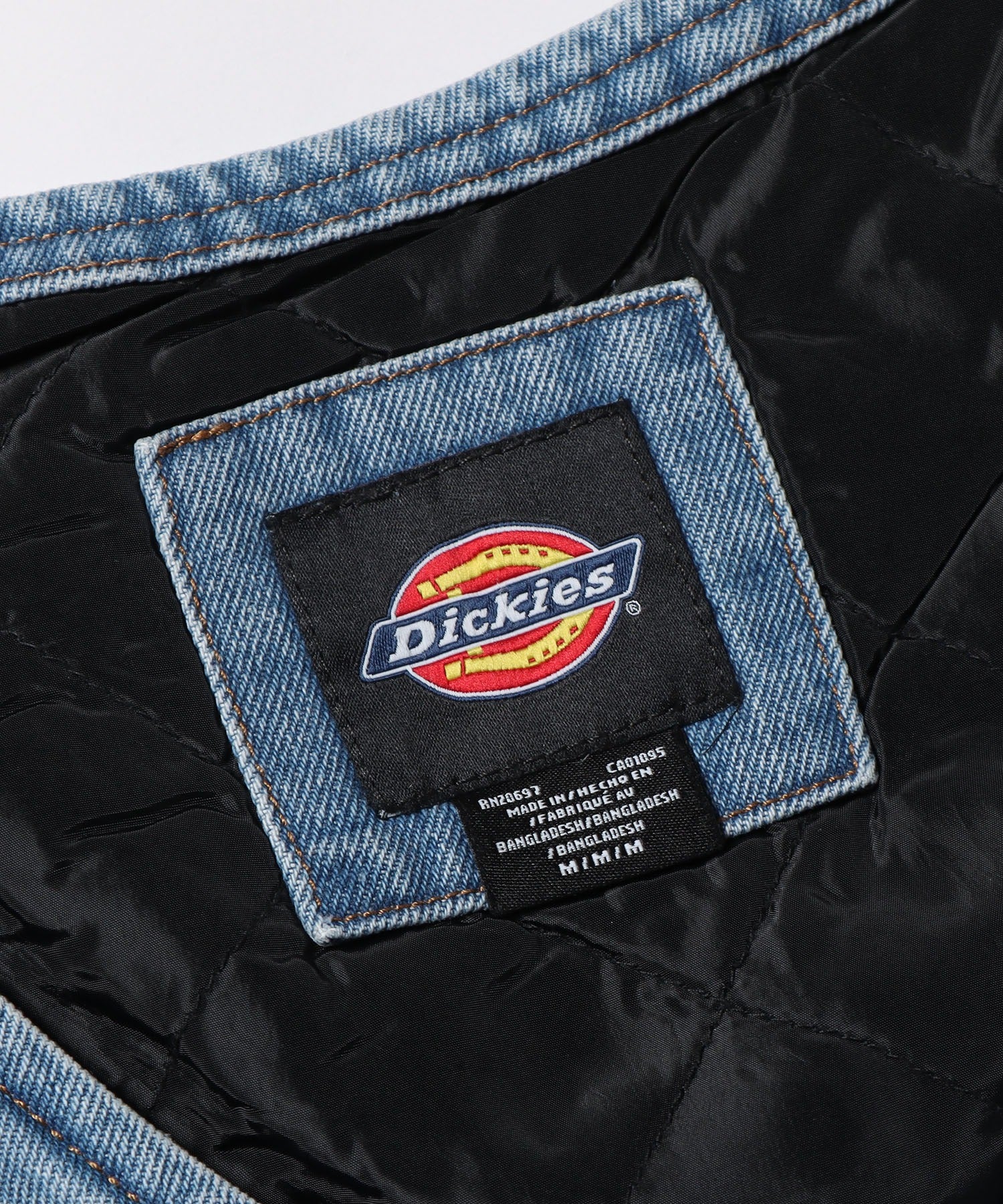Dickies / DENIM ZIP FRONT VEST