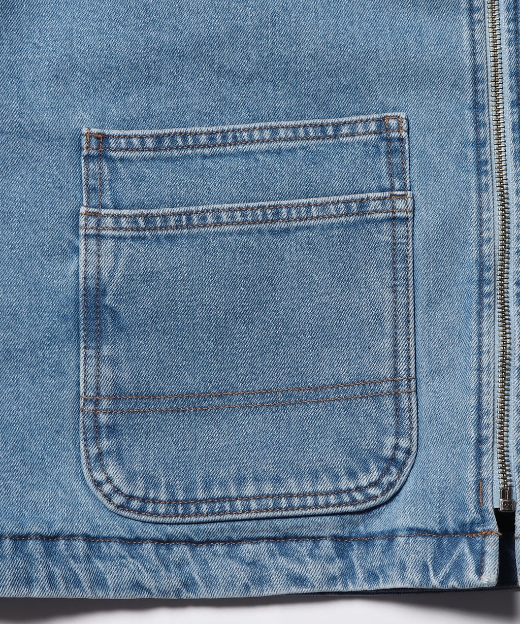 Dickies / DENIM ZIP FRONT VEST