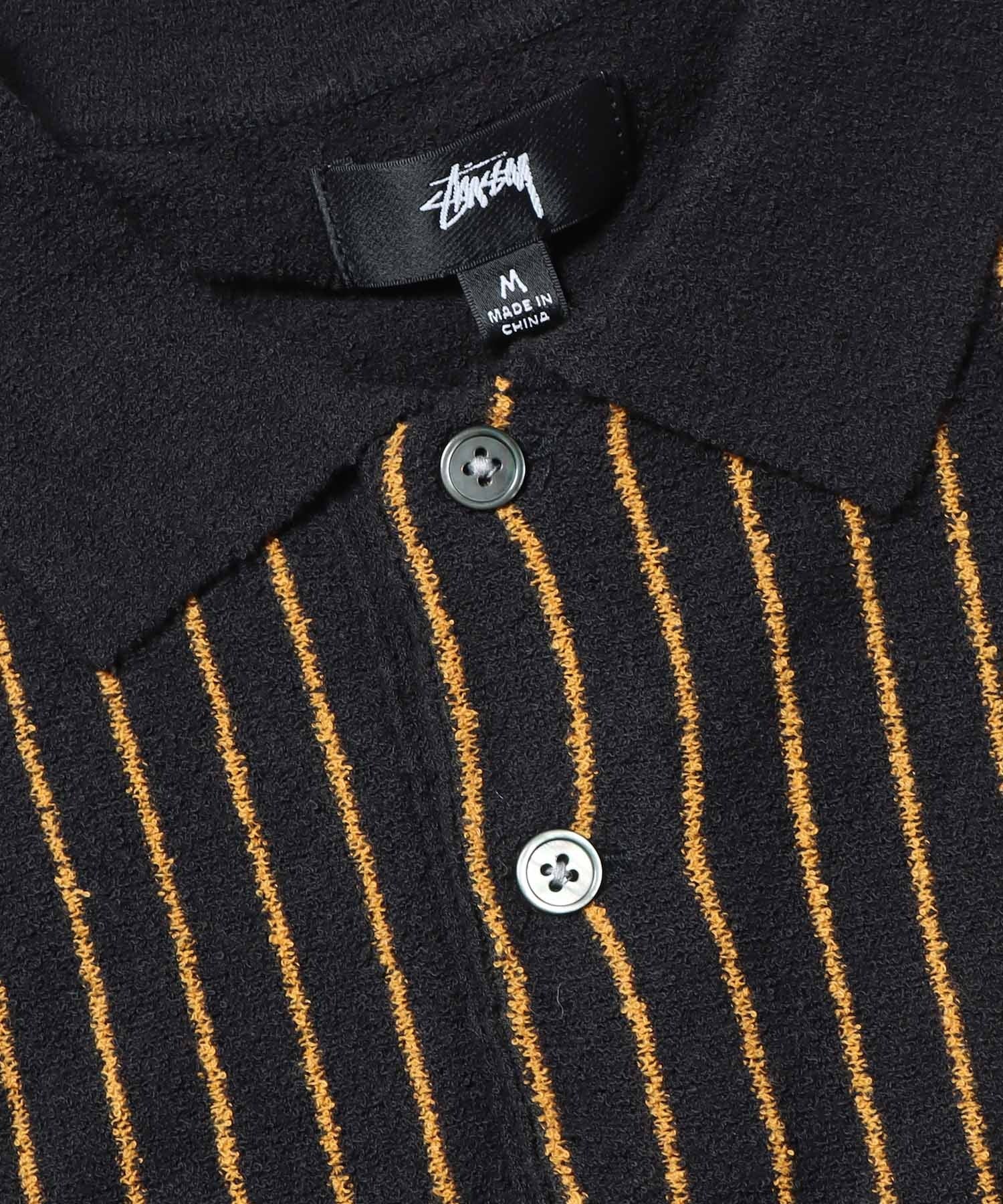 TEXTURED SS POLO SWEATER