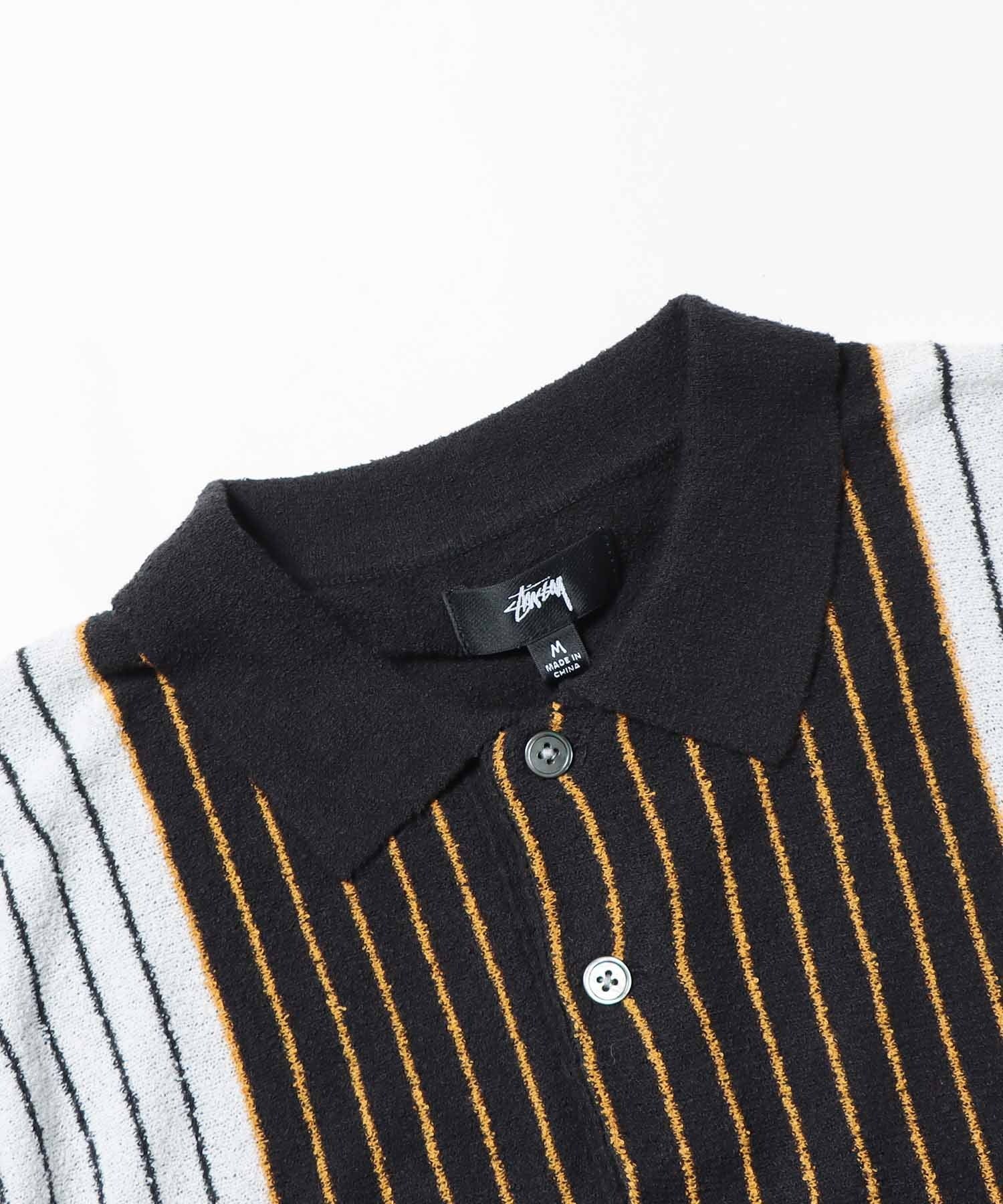 TEXTURED SS POLO SWEATER