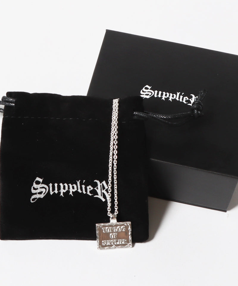 SUPPLIER/サプライヤー Metal Plate Necklace