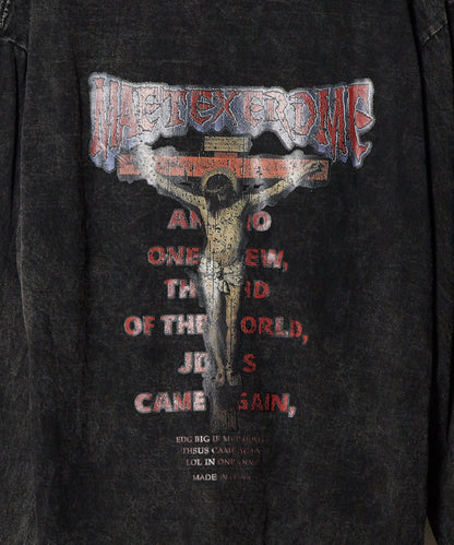Theater code / vintage make long sleeve tee ヴィンテージメイク ロングスリーブTシャツ バックプリント