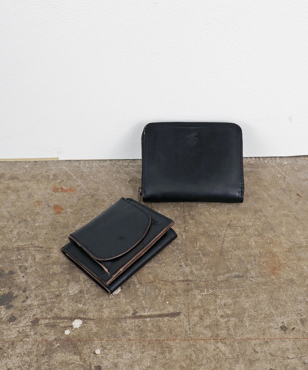 MR.OLIVE / HORWEEN CHROMEXCEL LEATHER / COMPACT ZIP WALLET