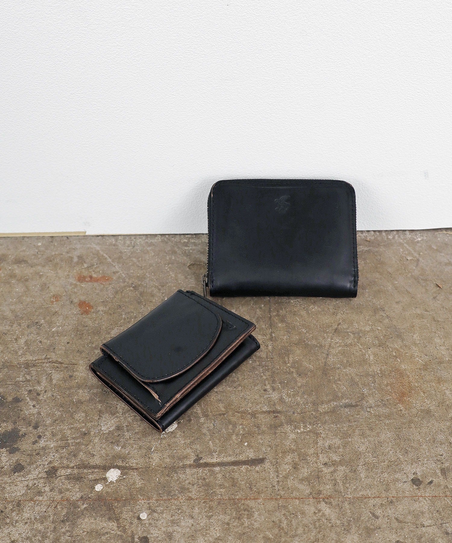 MR.OLIVE / HORWEEN CHROMEXCEL LEATHER / COMPACT ZIP WALLET