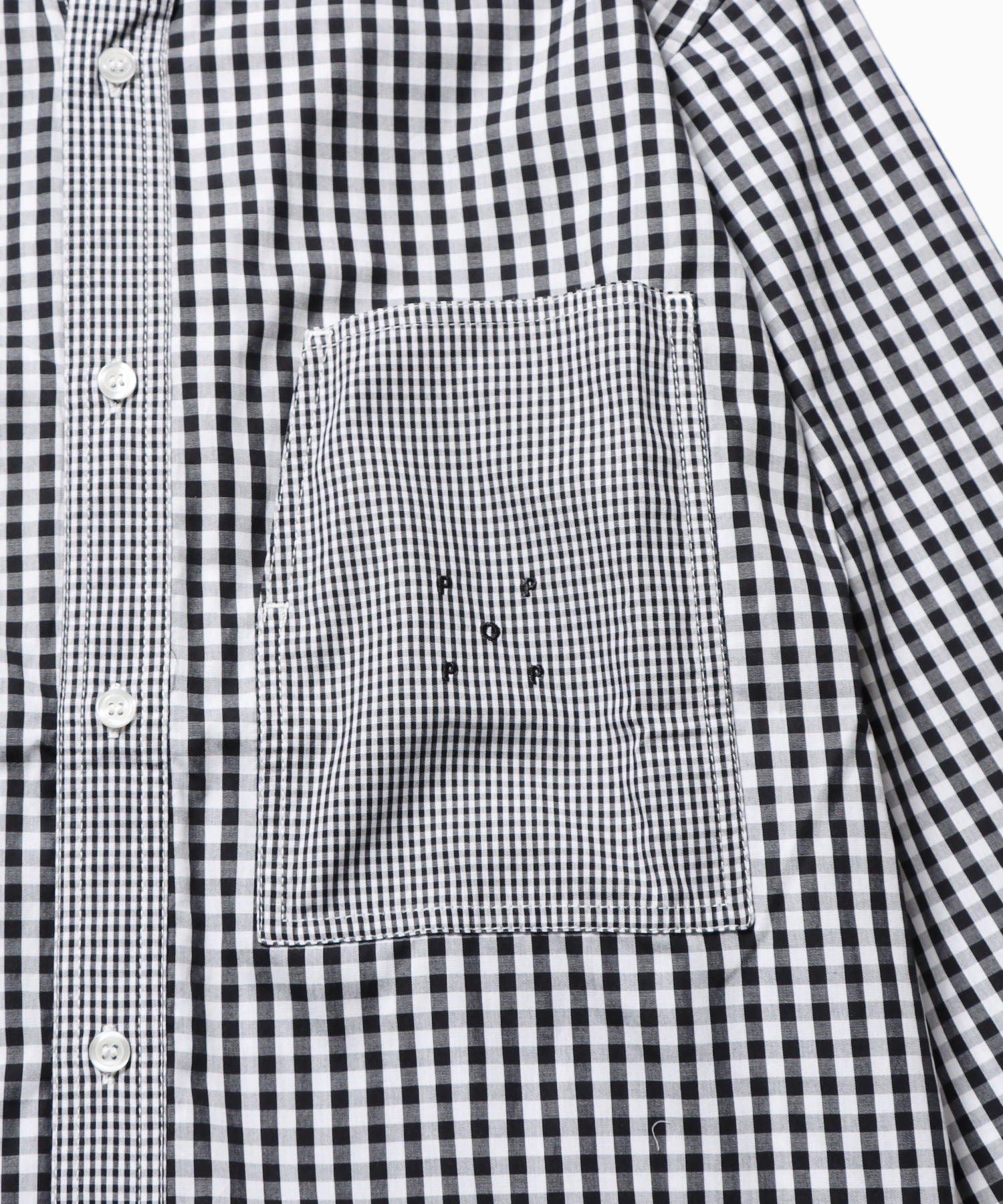 POP TRADING COMPANY checked bd shirt