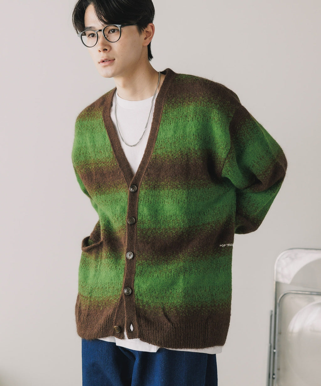 POP TRADING COMPANY/ポップトレーディングカンパニー striped knitted