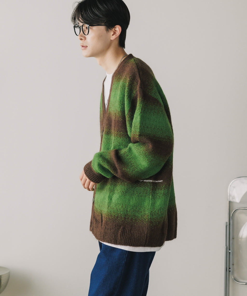 POP TRADING COMPANY/ポップトレーディングカンパニー striped knitted