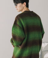 POP TRADING COMPANY/ポップトレーディングカンパニー striped knitted cardigan