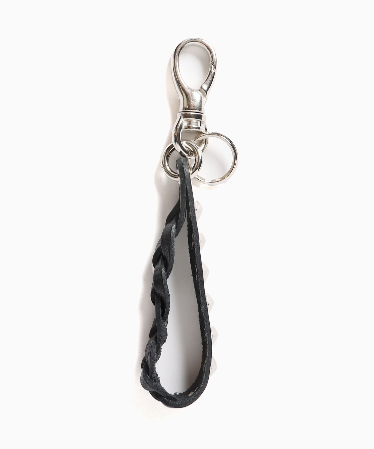 STUDS LEATHER ASSORT KEY RING