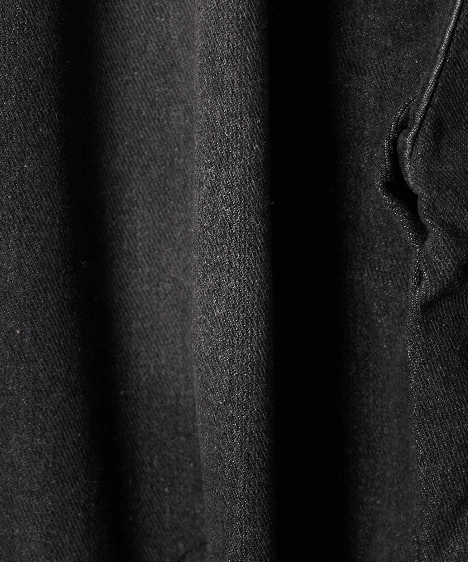 Theater cod / asymmetric crash denim pant アシメティッククラッシュデニムパンツ