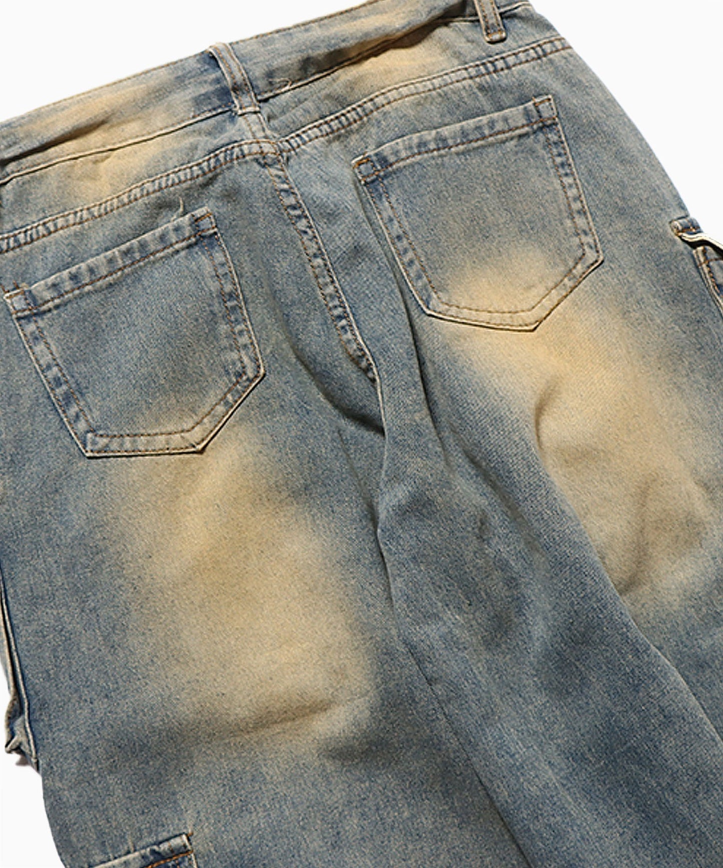 Chick / Vintage Washed Denim Cargo ウォッシュ加工カー