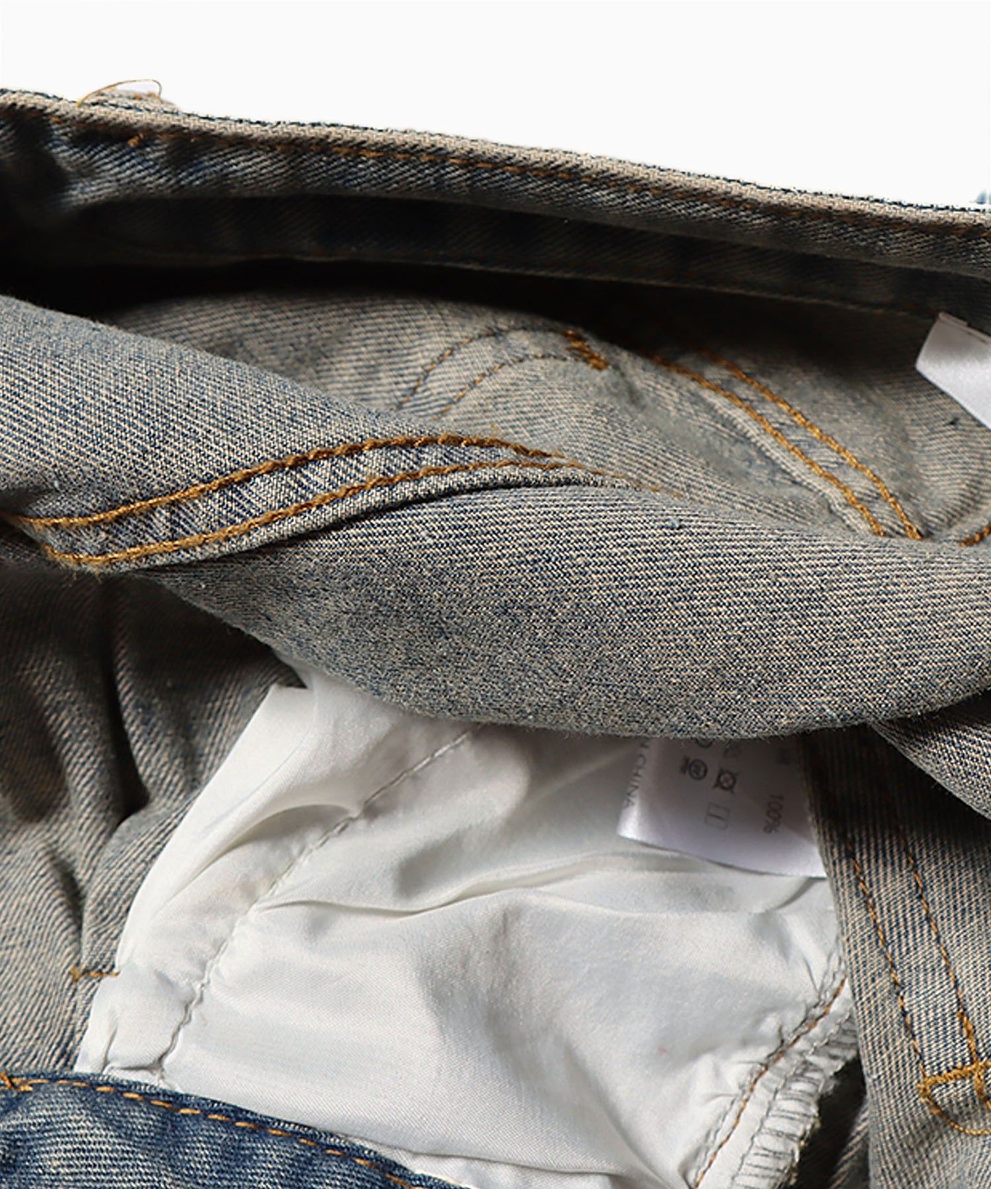 Chick / Vintage Washed Denim Cargo ウォッシュ加工カー