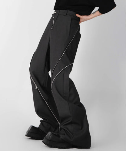 Theater code / zipper design slacks