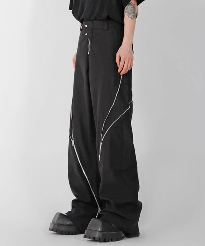 Theater code / zipper design slacks