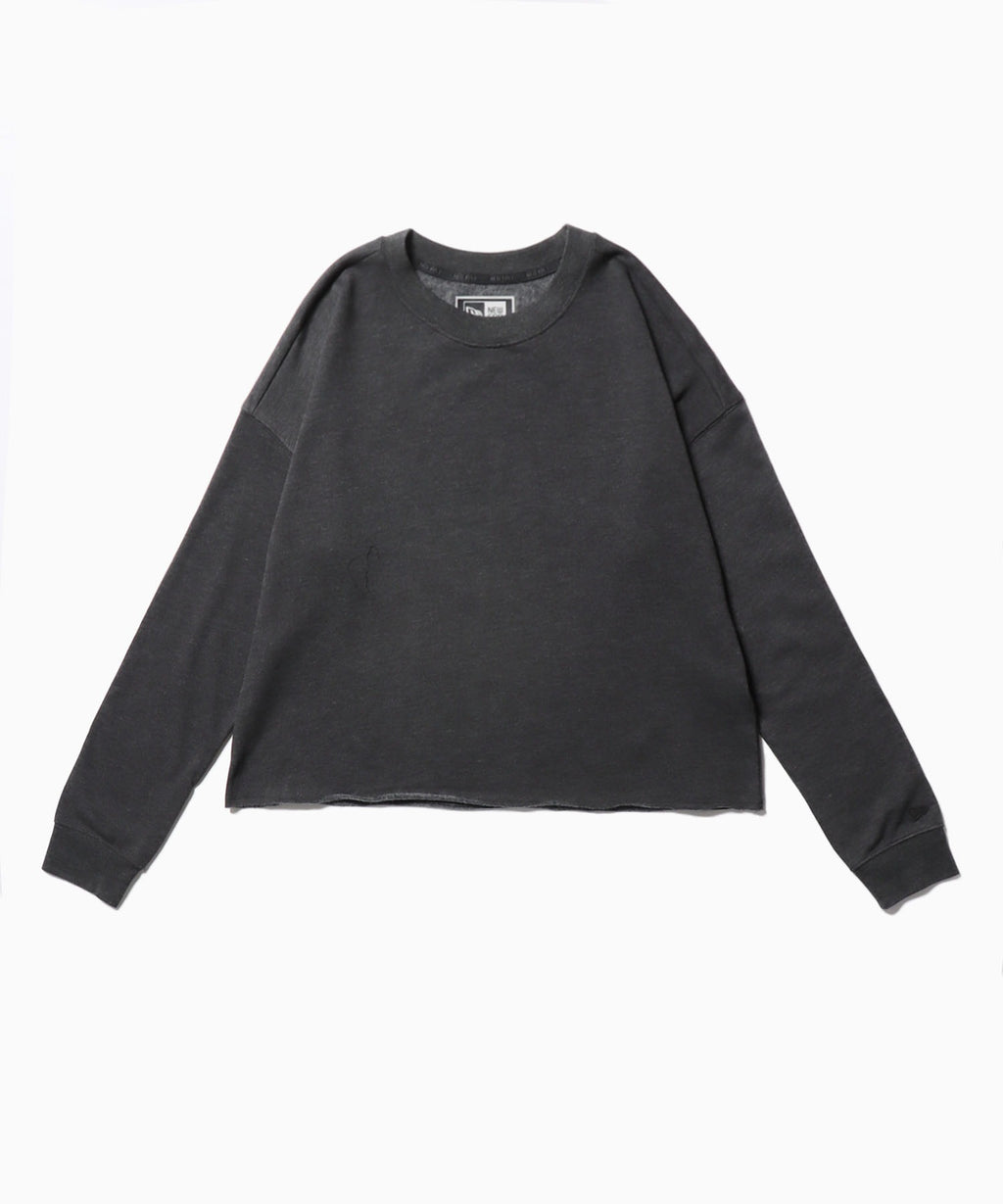 Ladies Tri-Blend Fleece Crop Crew