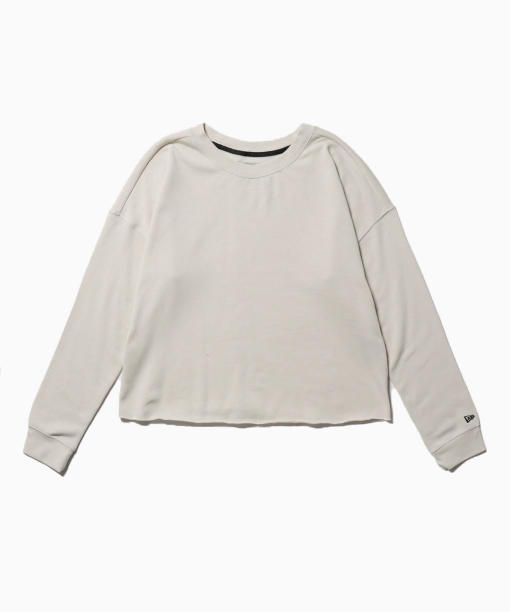 Ladies Tri-Blend Fleece Crop Crew