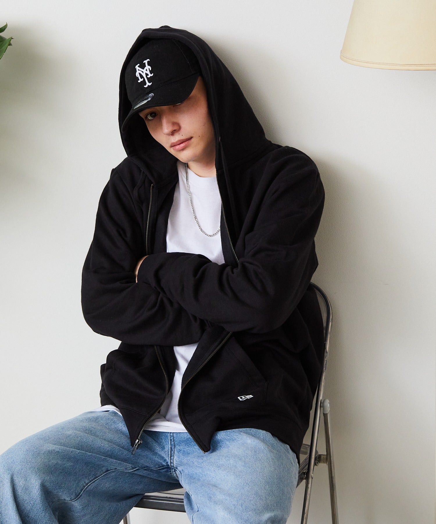 NEW ERA/ニューエラ Fleece Z/F Hood