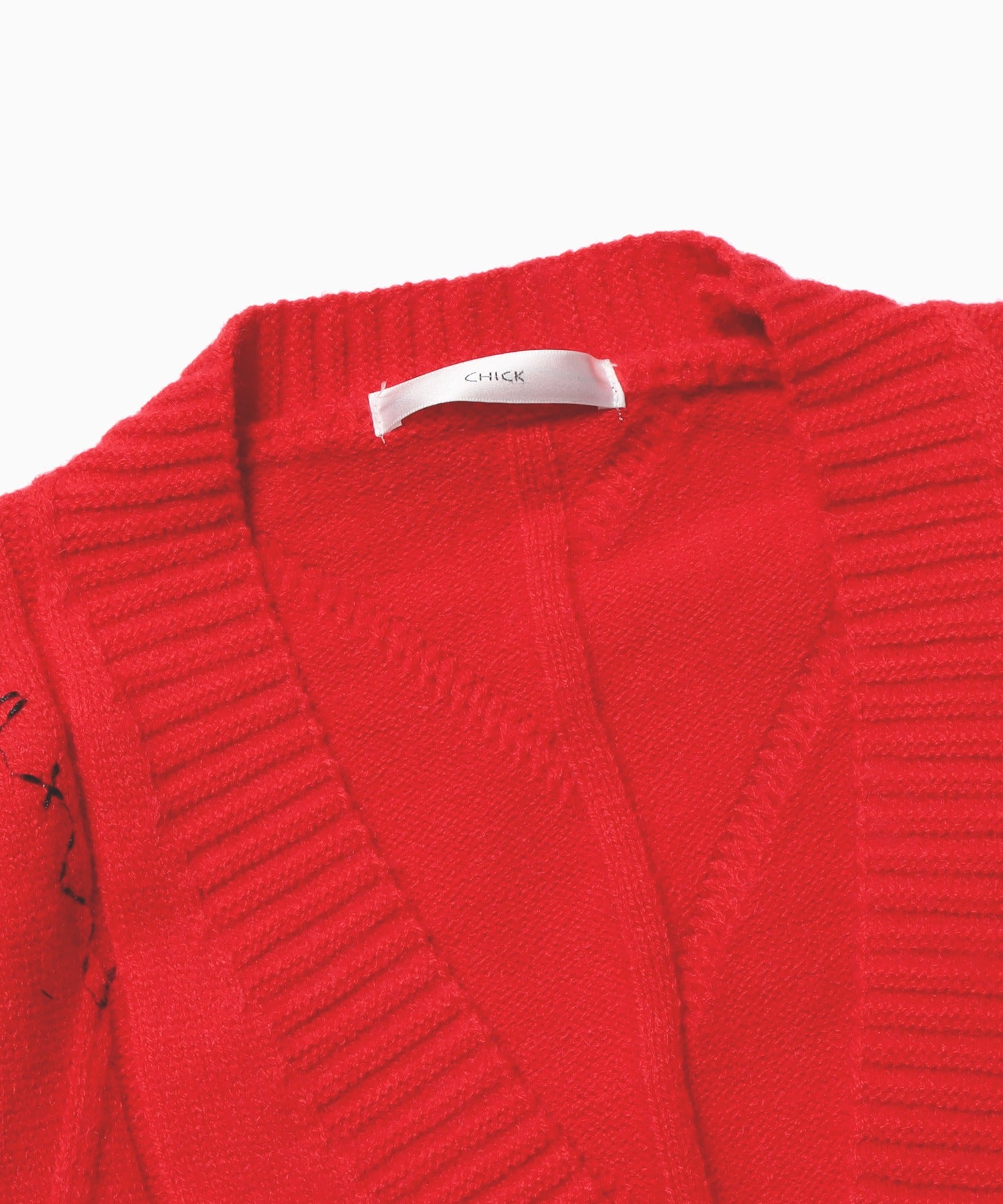 ROOPTOKYO / カラフルパッチワークニットカーディガン