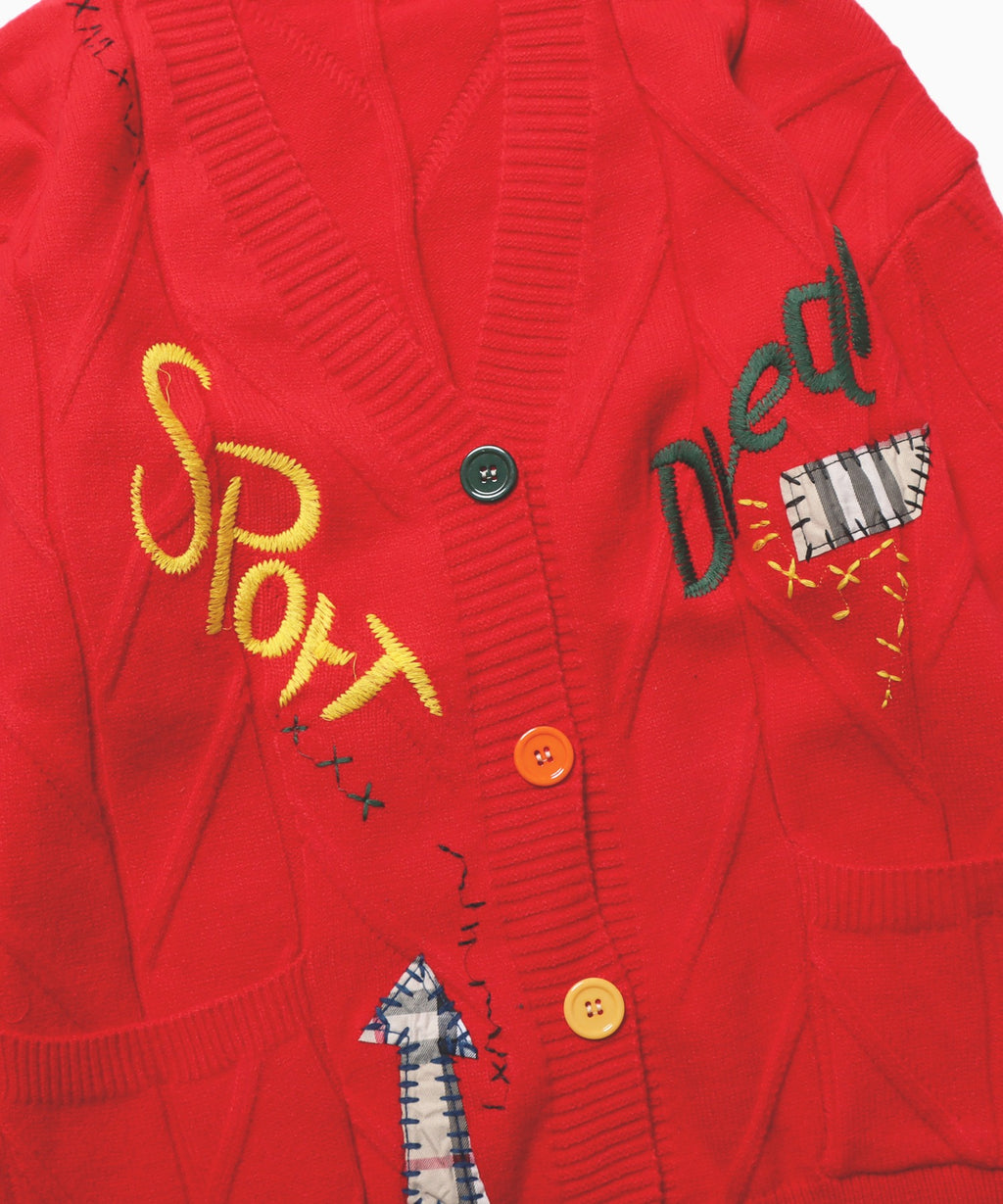 ROOPTOKYO / カラフルパッチワークニットカーディガン