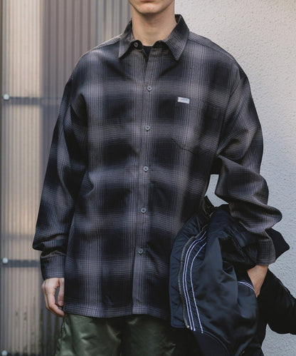 CALTOP / L/S SHIRT PLAID