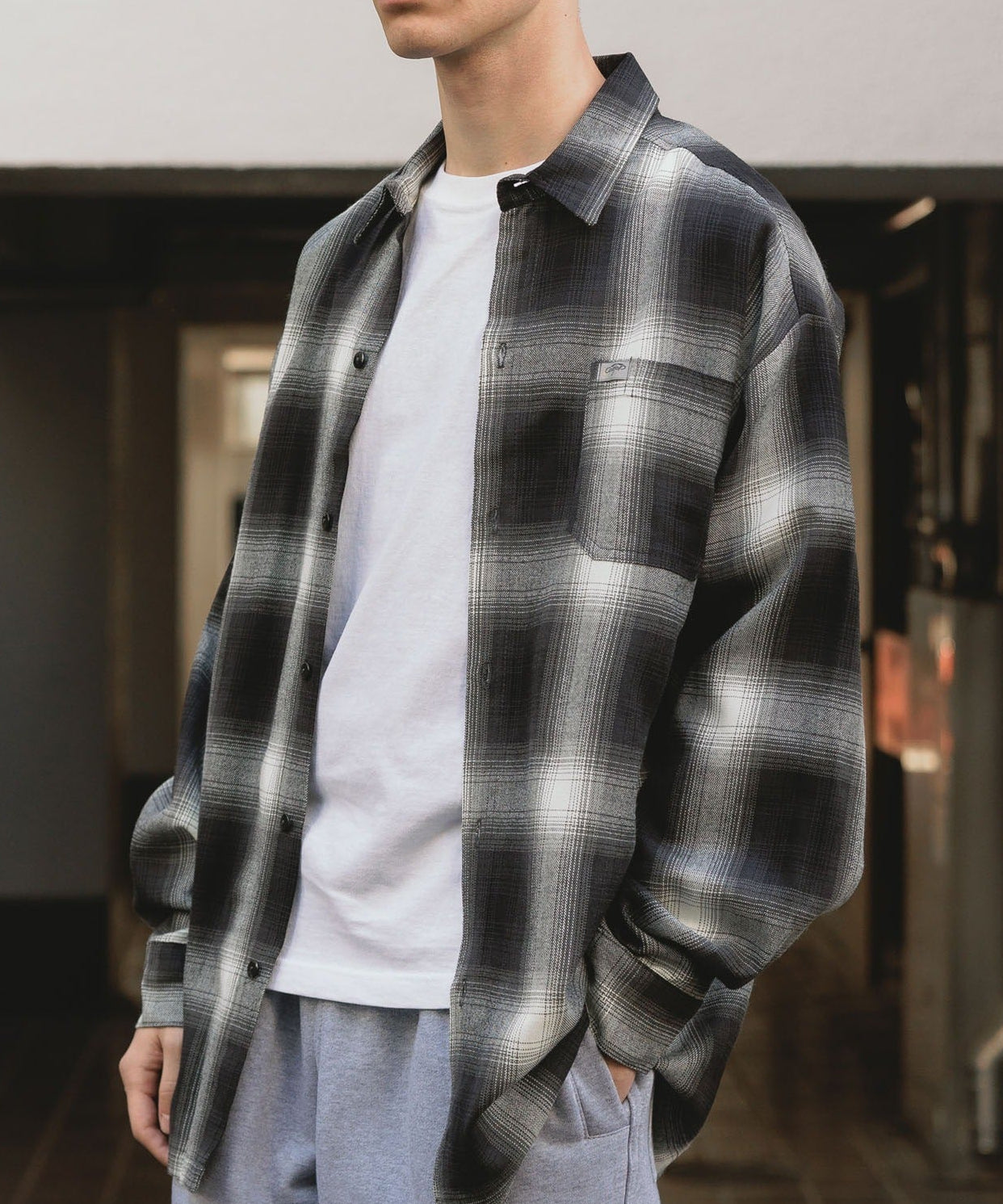 CALTOP / L/S SHIRT PLAID