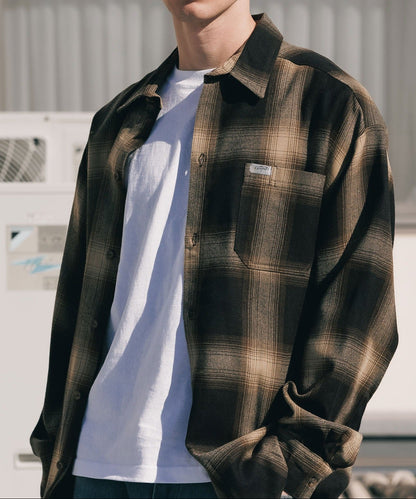 CALTOP / L/S SHIRT PLAID