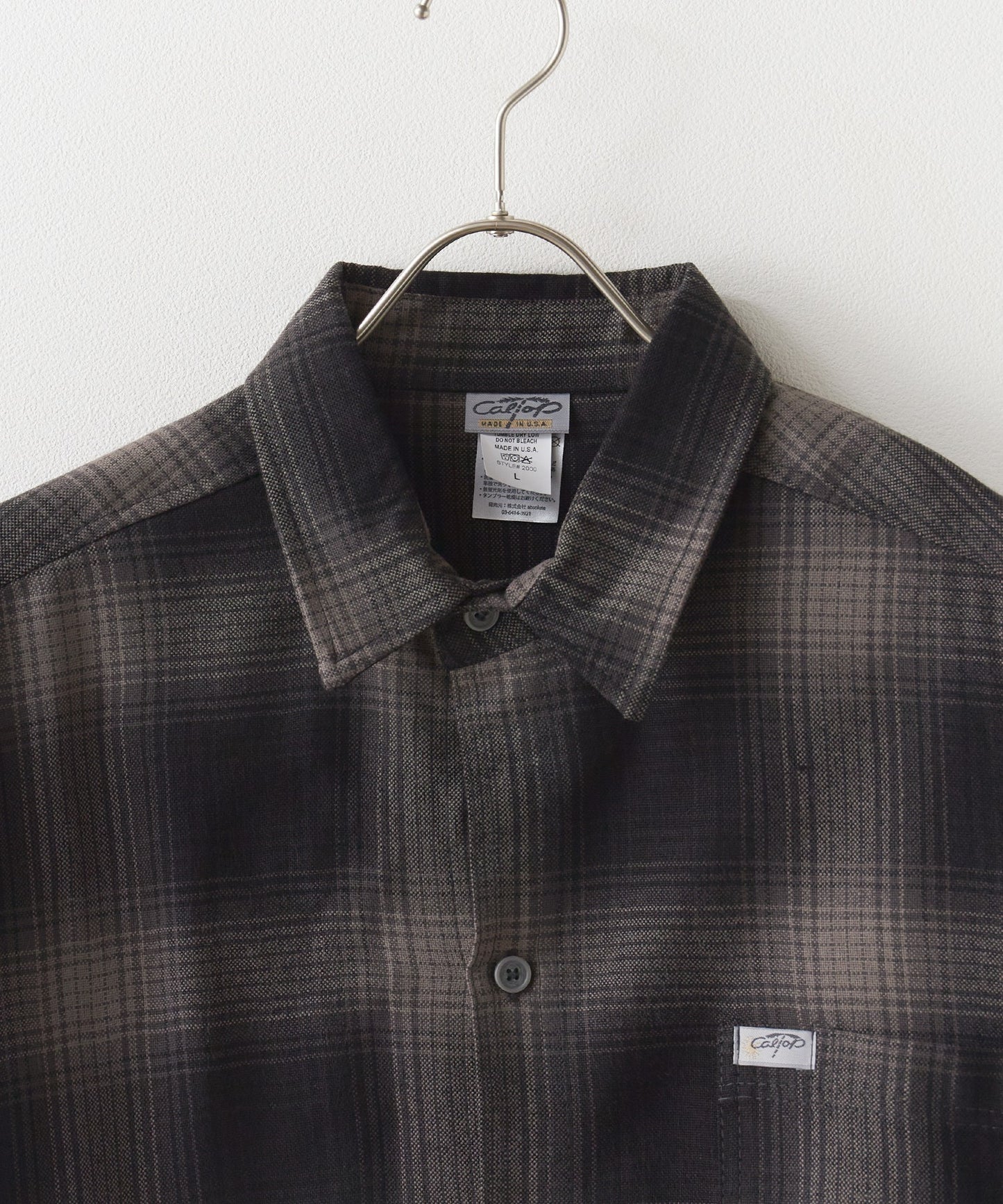CALTOP / L/S SHIRT PLAID