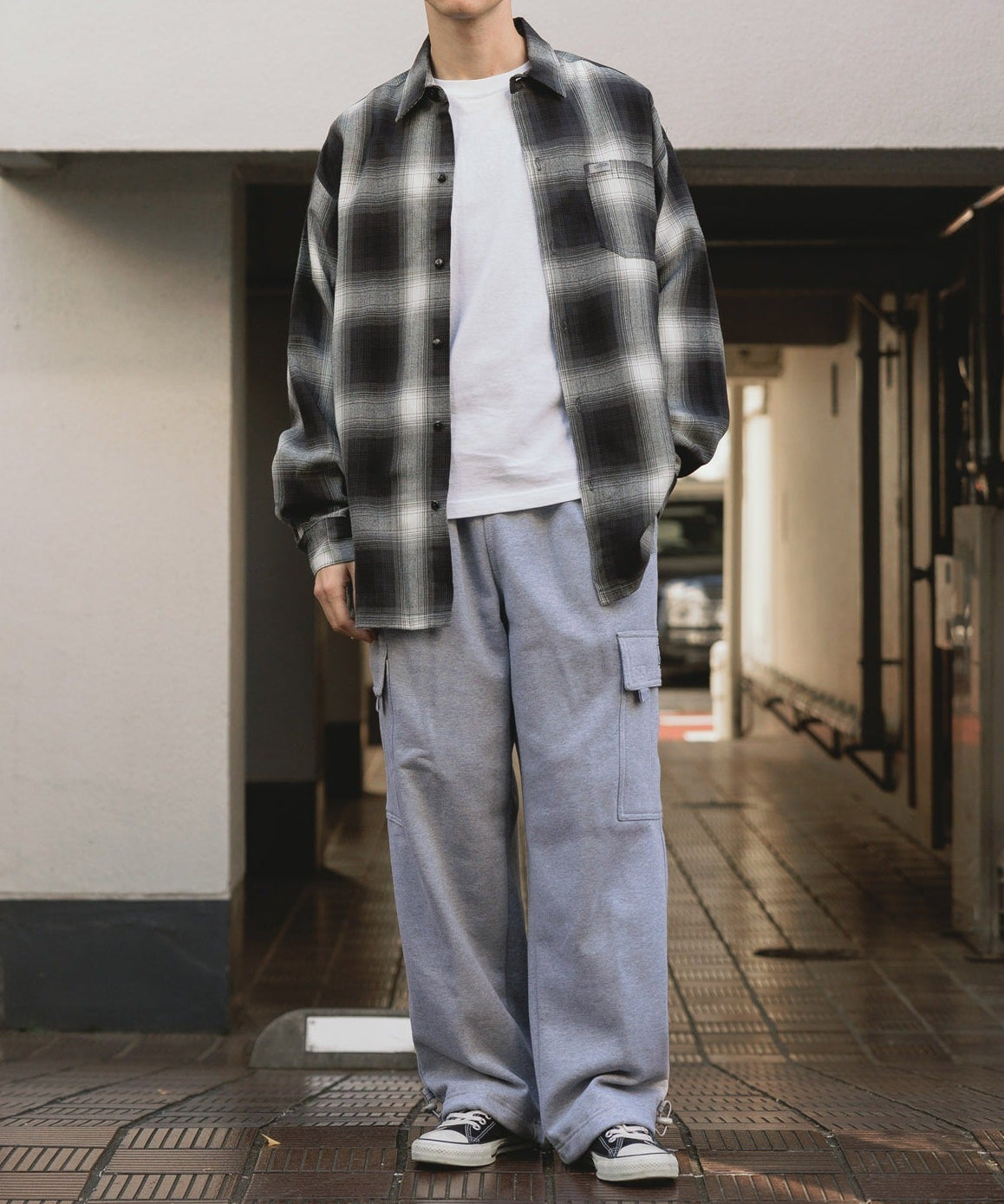 CALTOP / L/S SHIRT PLAID