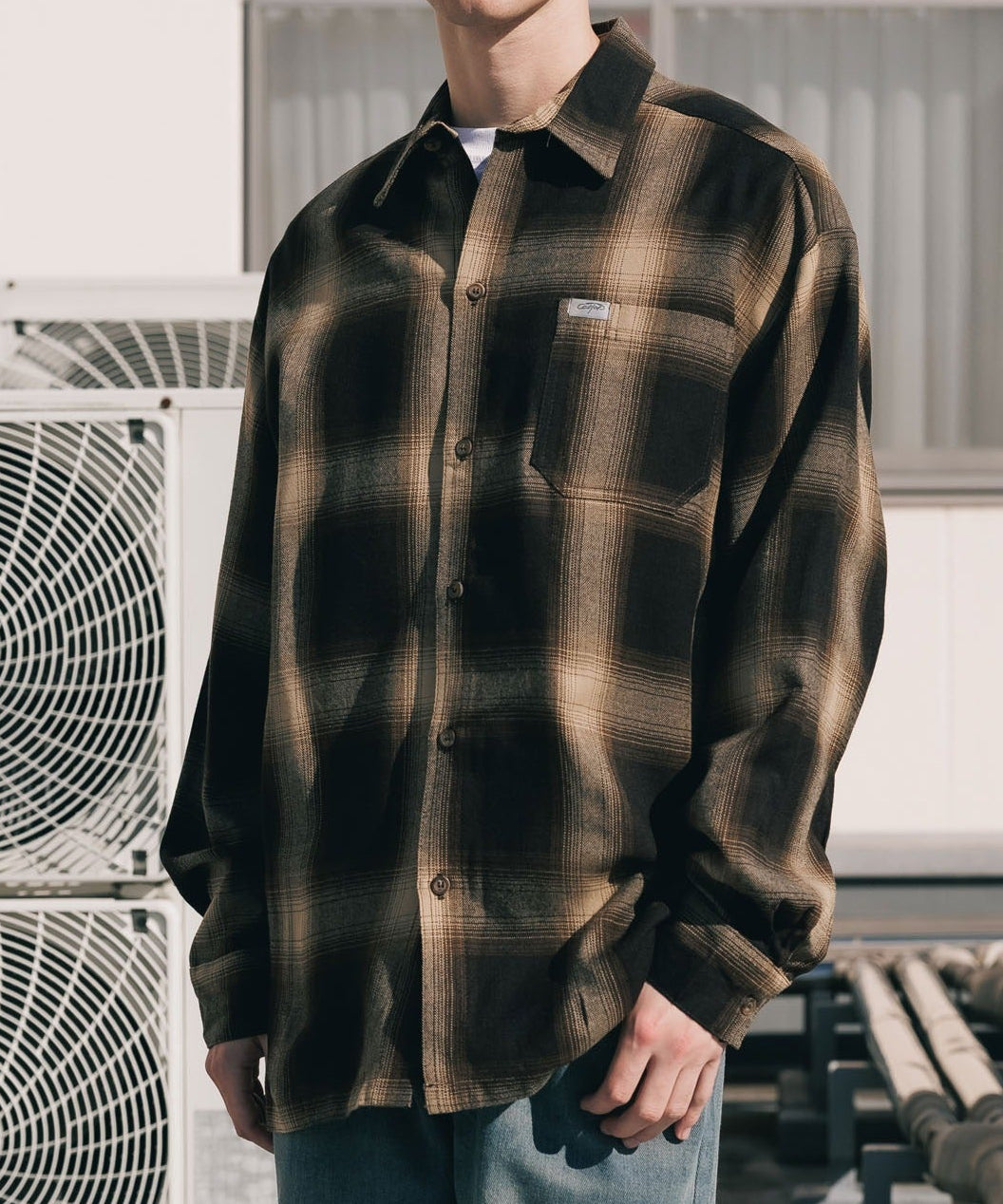 CALTOP / L/S SHIRT PLAID