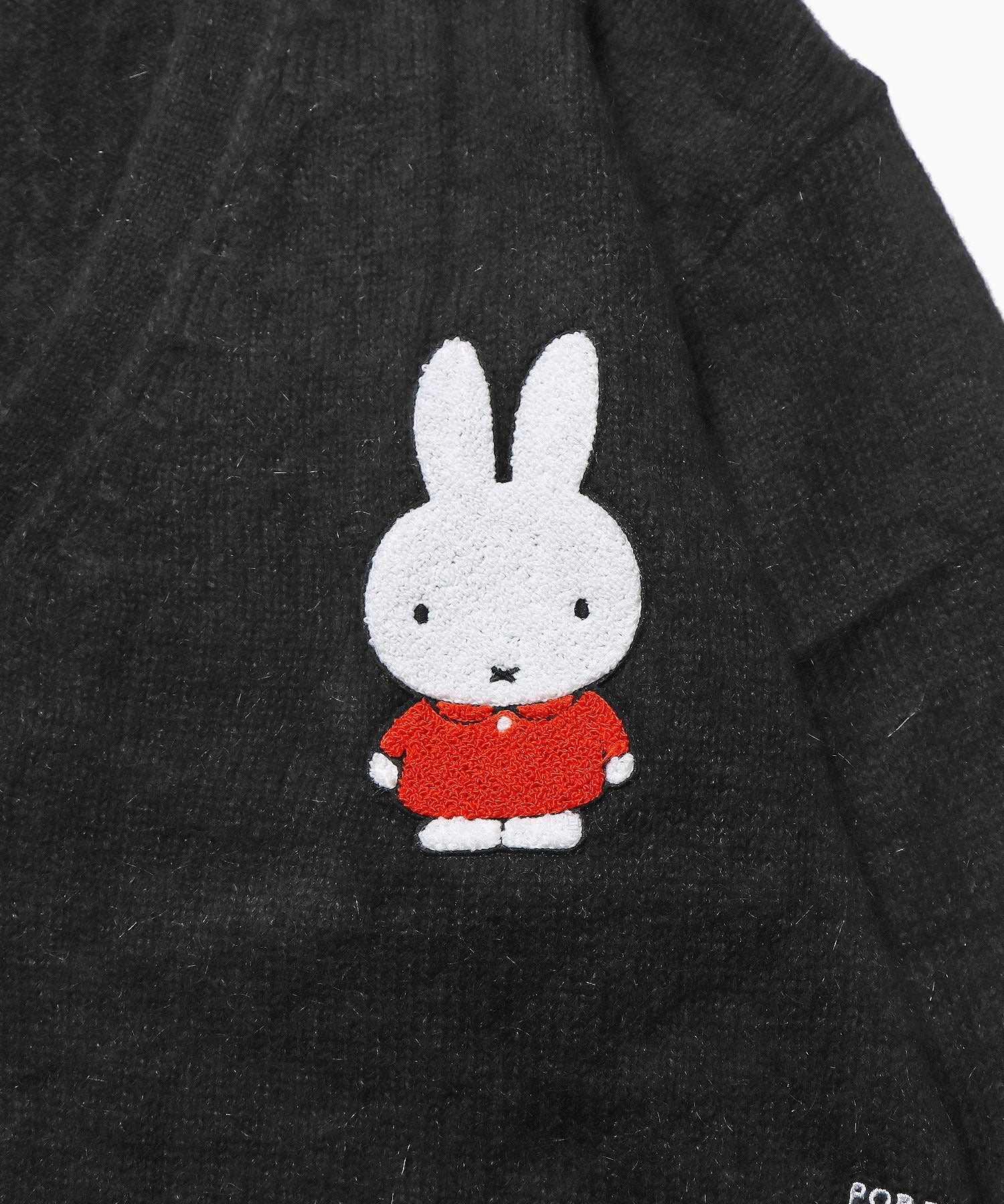 POP×miffy applique knitted cardigan