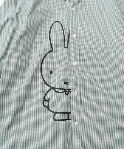 POP TRADING COMPANY /  miffy gingham bd shirt