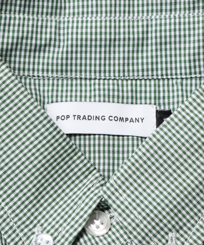 POP TRADING COMPANY /  miffy gingham bd shirt