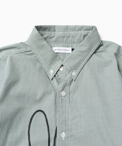 POP TRADING COMPANY /  miffy gingham bd shirt