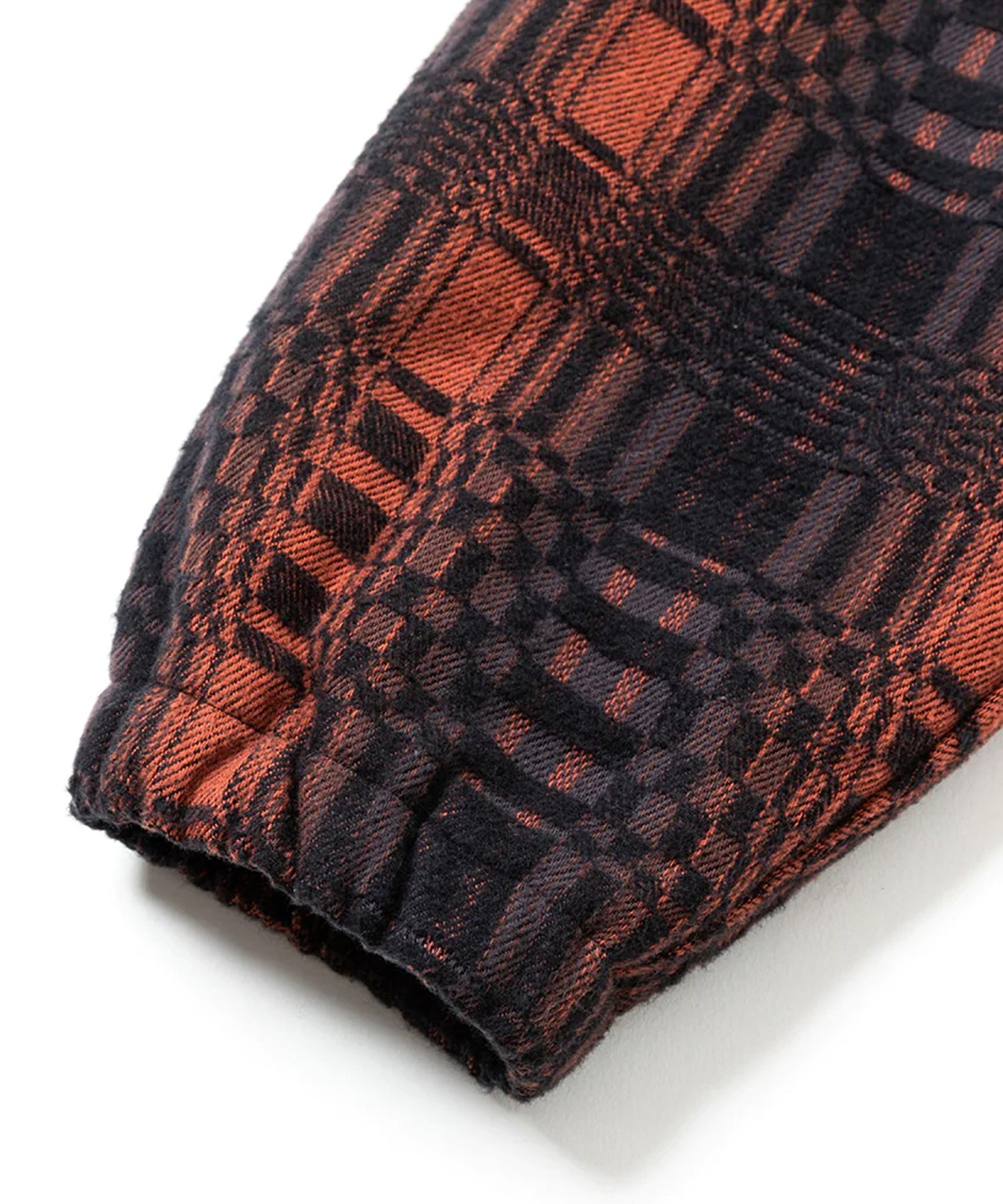CALEE / O/S DOBBY CHECK HARRINGTON TYPE JACKET